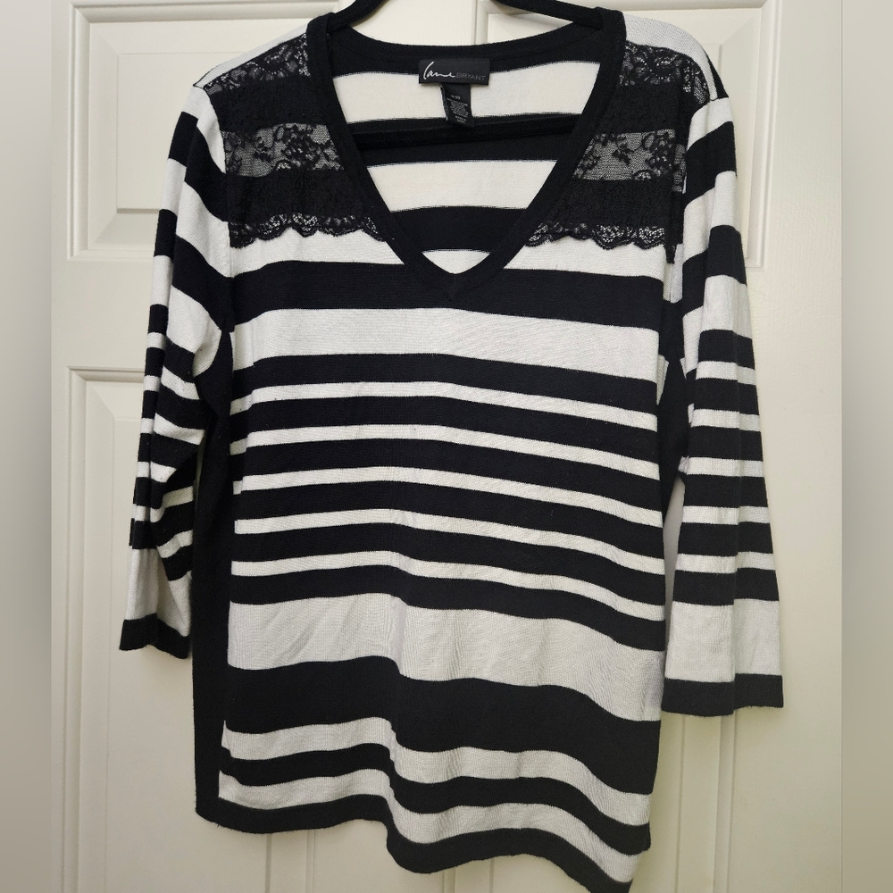 Lane Bryant Striped Sweater